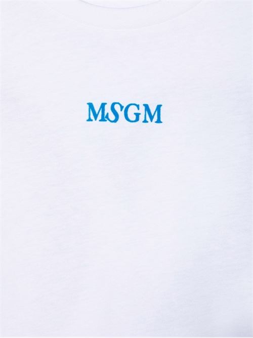 T-shirt bambino con manica lunga MSGM KIDS | MS027908001T